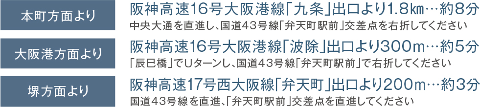 アクセス アートホテル大阪ベイタワー